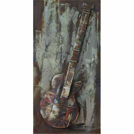 WALL-TO-WALL Primo Mixed Media Sculpture - Electric Guitar WA2960504